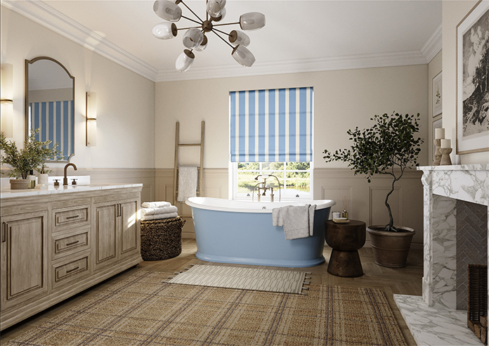 The British Stripe Co. Henry, Brighton No.1 - Twist&Fit Roman Blind - Image 7
